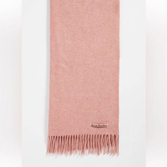 Acne Studio Pink Skinny Canada Scarf - Picture 4 of 4